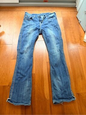 Cowgirl Tuff Women's Blue Bootcut Jeans